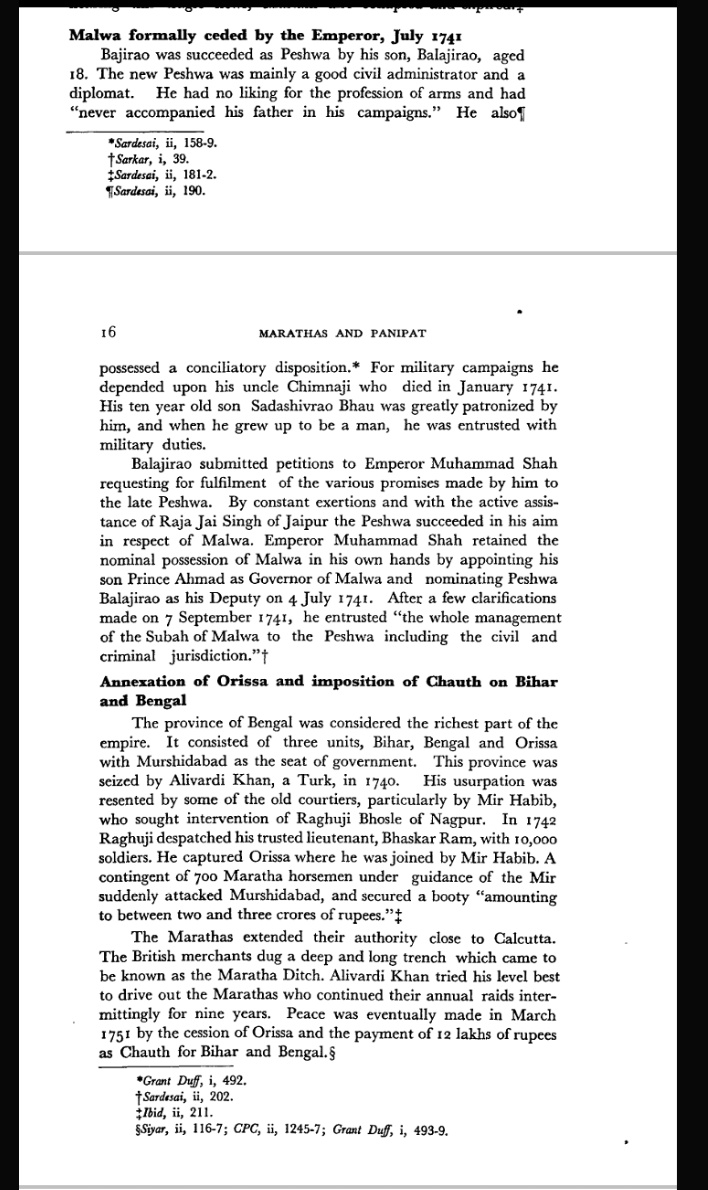 5Within few decades after death of aurangzeb whole of Central India was under Maratha Rule.Maratha authority came so close to Calcutta that british Merchants dug a deep long Trench came to be known as "Maratha Ditch".