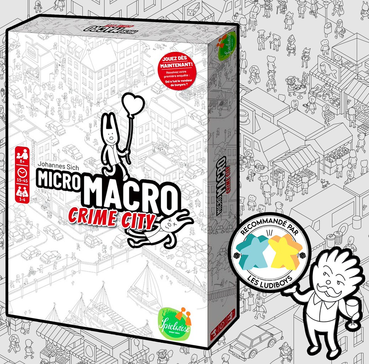 Micro macro crime city de <a href="/Blackrock_Game/">Blackrock Games</a> est recommandé par les Ludiboys pour ce 4eme et dernier trimestre de l'année 🏅

Le pourquoi du comment juste ici ⬇️
instagram.com/p/CJ32Ee-h4RI/…

#boardgame #j2s