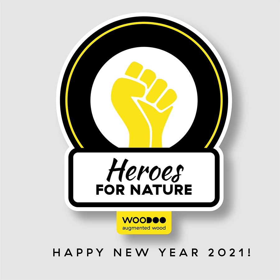 woodoo's tweet photo. We are #MilitantOptimists. We are #WoodWorshipers. We urge the industry to #decarbonate. Through our innovations, our bio-materials and our constant efforts, we strive to become #HeroesforNature. We wish you all a beautiful new year, and invite you to embrace #MilitantOptimism! https://t.co/Ish5k1A1CZ
