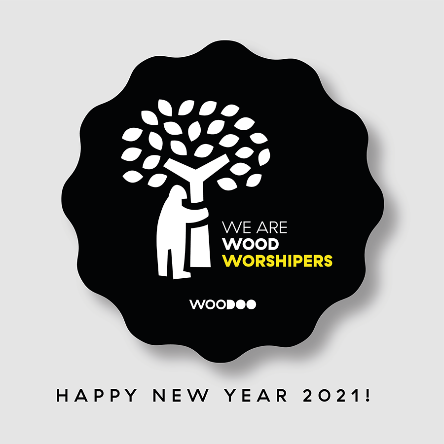 woodoo's tweet photo. We are #MilitantOptimists. We are #WoodWorshipers. We urge the industry to #decarbonate. Through our innovations, our bio-materials and our constant efforts, we strive to become #HeroesforNature. We wish you all a beautiful new year, and invite you to embrace #MilitantOptimism! https://t.co/Ish5k1A1CZ