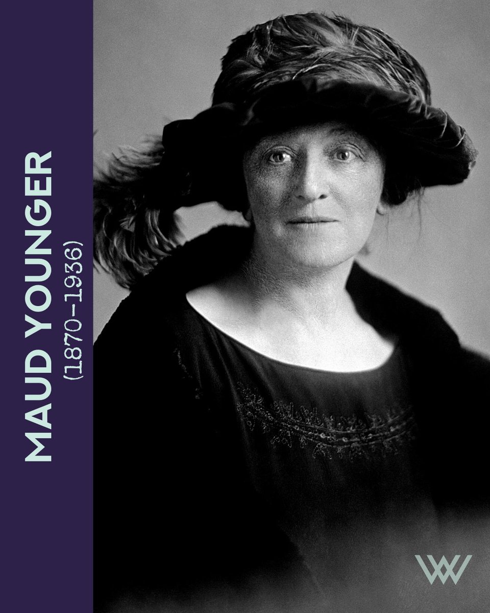 visualisewomen's tweet image. Born on this day:  Maud Younger, American suffragist, feminist, and labor activist. Maud was a leading figure in the women’s rights movement in the early part of the twentieth century. 
.
Read more on #visualisewomensvalue ⤵️
ow.ly/QK7a50D4AL7
.
#maudyounger #suffragette