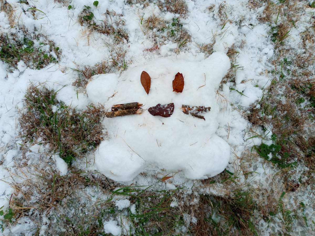 DecafArt's tweet photo. Snow duck. Snow ant. Snow kirby. https://t.co/aCiy9uk61M