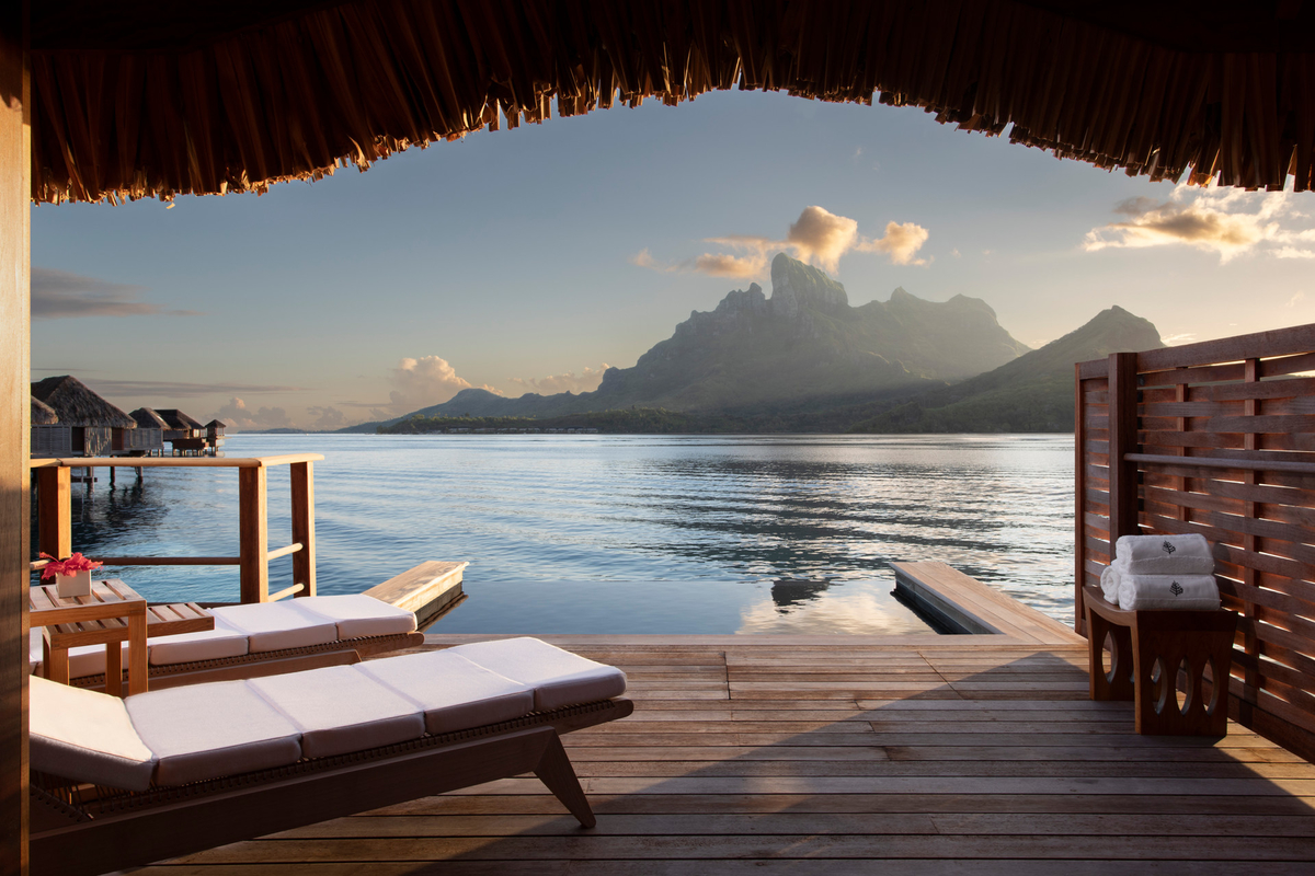 Make every serene second last longer. Book our latest offer to enjoy a complimentary fourth night in an overwater bungalow suite with plunge pool, as well as daily breakfast, and airport transfers. bit.ly/3jkxYf9