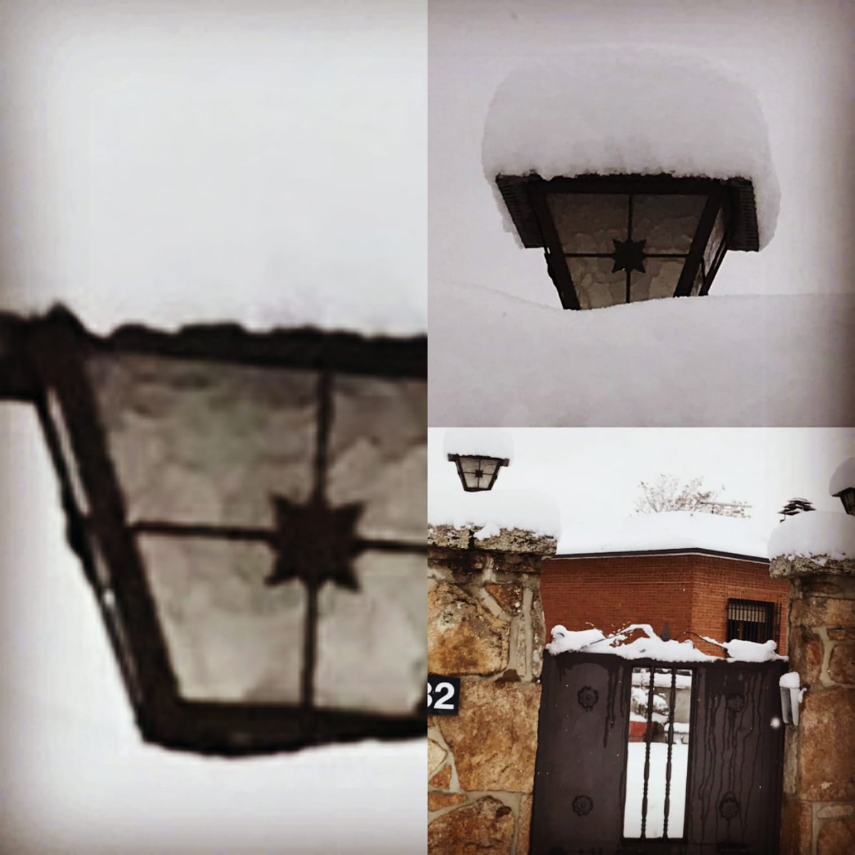 SantaolallaElsa's tweet photo. Donde unos ven farolas, yo veo #matematicazas para utilizar en #Matechef
El cuerpo geométrico sepultado por la nieve es un tronco de pirámide cuadrangular. Sus caras laterales son trapecios isósceles. Si te fijas seguro que encuentras otros a tu alrededor. Seguimos atentos... https://t.co/xKJRqyz0Mm