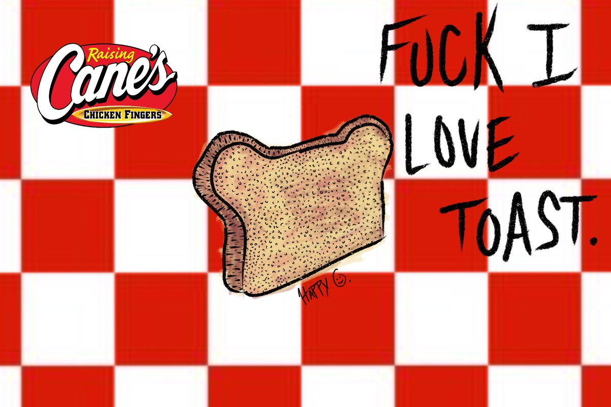 LegrandHappy's tweet photo. @Raising_Canes I’ll let you use this for promotional purposes if you give me free toast for life. https://t.co/Xl1GtEex0Z