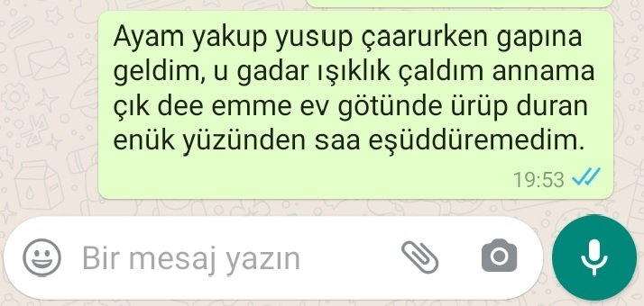 Giresuncaa's tweet photo. Whatsapp ne anlayacak bundan bakalım ;) https://t.co/SvBeeHmGbo