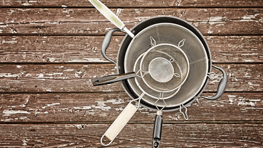 6) A Fine-Mesh Strainer. You probably use this for draining noodles, but it's much more useful than just that.Whenever you move a sauce or liquid from one container to another, strain. Removing impurities makes your food look and taste better.