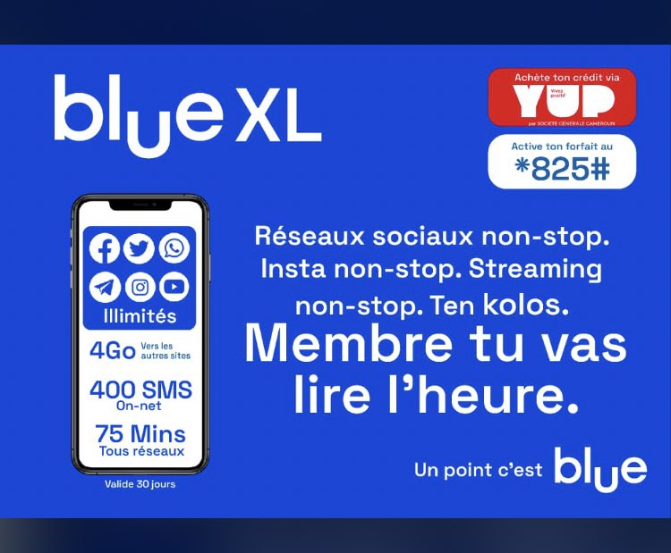Team_Pandore's tweet photo. @Camtelonline entre dans le game du mobile avec Blue. 

Des offres à la taille des vêtements 😅👇🏾

Sont-elles assez compétitives ? https://t.co/p65WDhD7xO