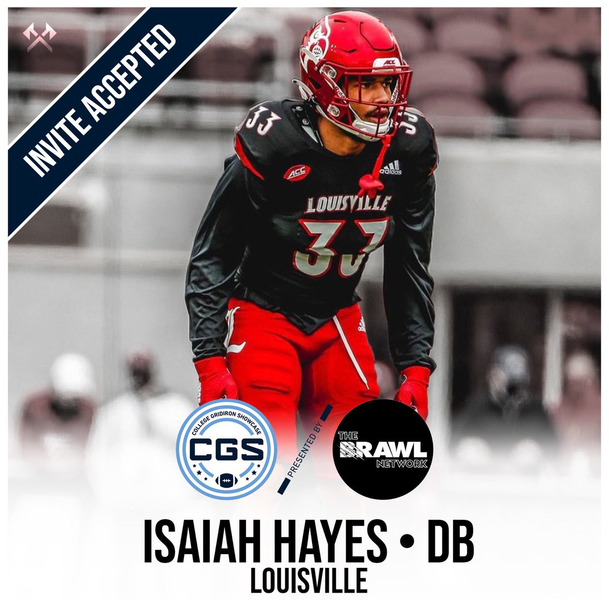 CGSAllStar's tweet photo. Welcome to #CGS2021!
@Hayes_Era30 of @UofLFootball https://t.co/slodxBfn50