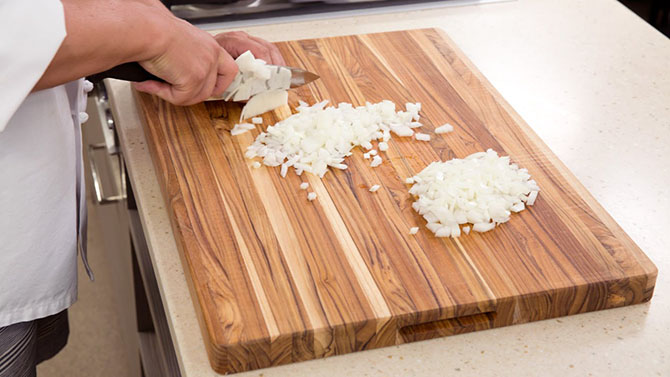 Looks like I can't count.If I were to add a ninth, it would be a wooden cutting board. They're more annoying to maintain. But keeps your knives sharper longer, can be used for presentation, and makes the kitchen "feel" like a kitchen.