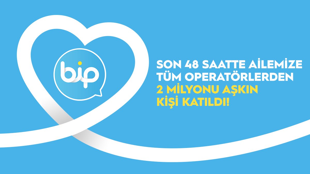 Ailemize hoş geldiniz! BiP’li olmanın keyfini çıkarın. 🥳