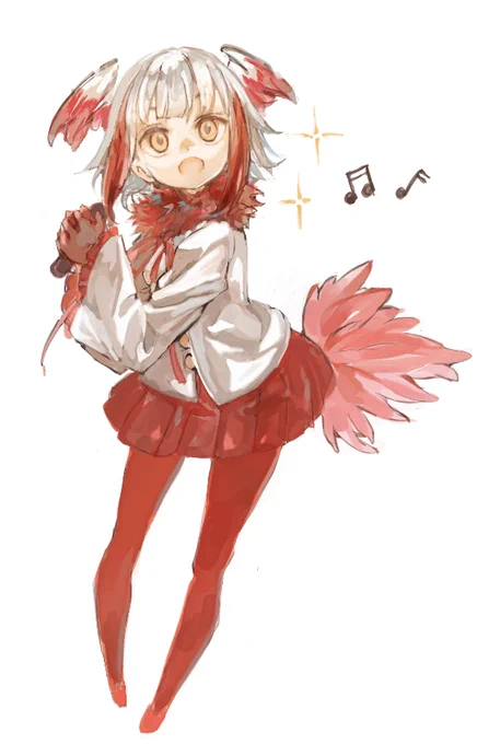 絵チャの産物、
けものフレンズのトキ。

そいや去年も描いたっけ。 