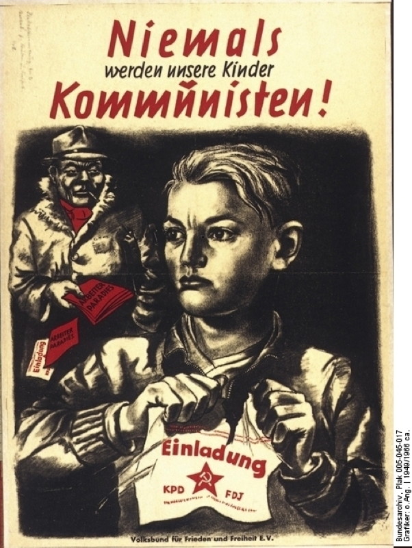 A further complication in the West was that the occupying powers (chiefly the US and Britain) had shifted focus immediately after the war — not to “how do we destroy fascism?” but “how do we oppose communism?”, and in this they saw their former ally the USSR as the bogeyman. 14/