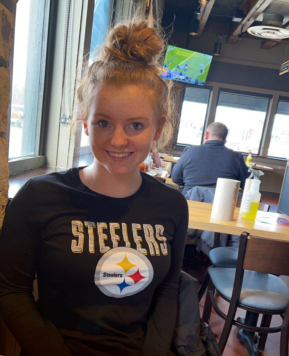 _amymullin's tweet photo. When you know you raised her right: Let’s go Steelers!! 🖤💛🏈 https://t.co/wAxCFlEGI5