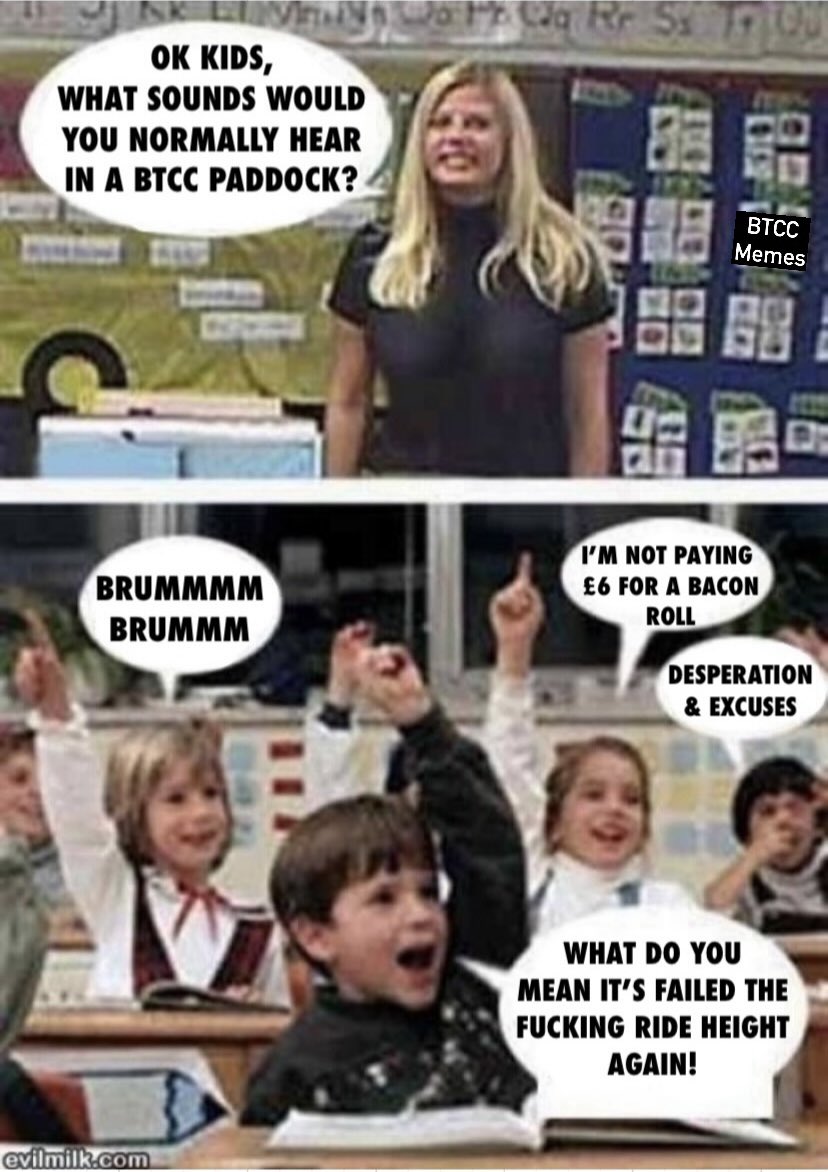 BtccMemes's tweet photo. #btcc https://t.co/feos1e9Plg