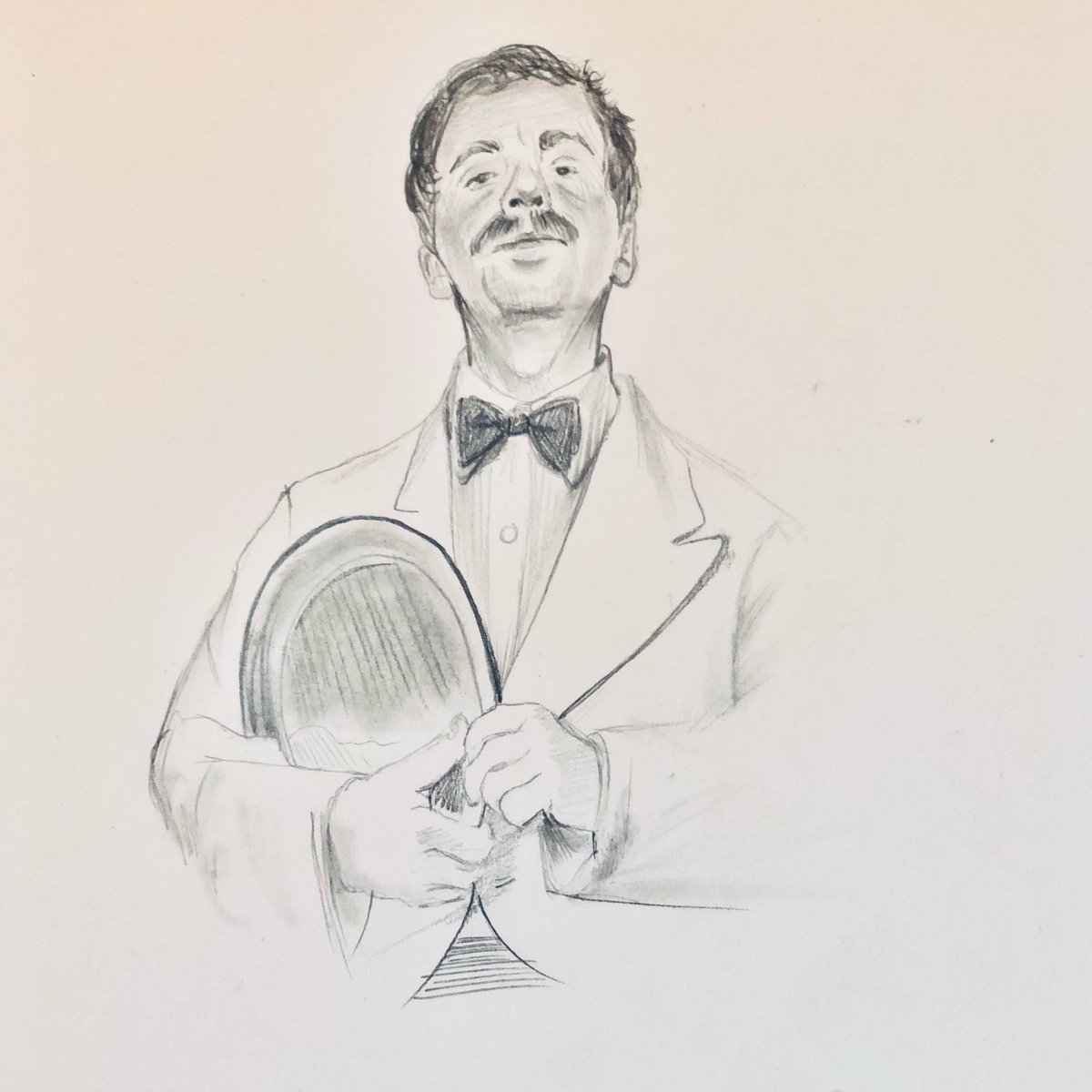 “I am from Barcelona.” - Manuel #fawltytowers #andrewsachs <a href="/JohnCleese/">John Cleese</a> #bbccomedy #britishcomedy #sketch #artist #graphite #basilfawlty