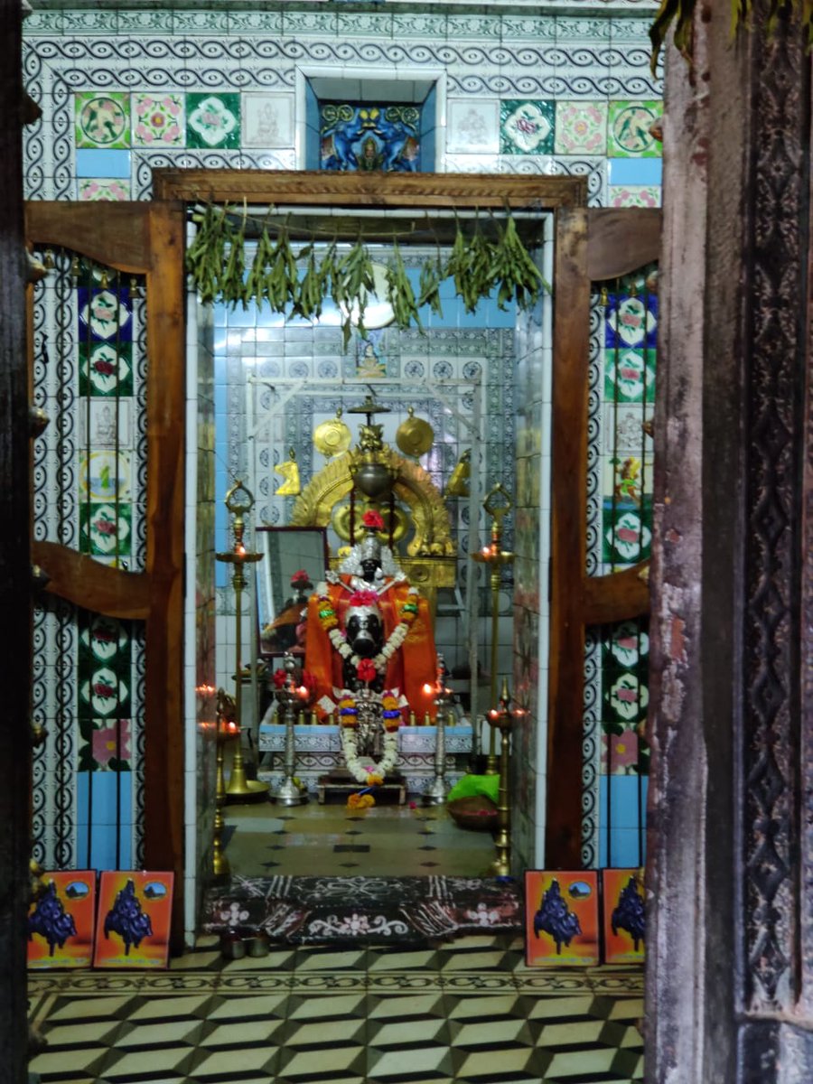 2) This Someshwara temple is over 15 centuries old. There is no Linga here. It is having a Shiva riding Nandi murti, which was brought in from Saurashtra, Gujarat about 900 years ago.