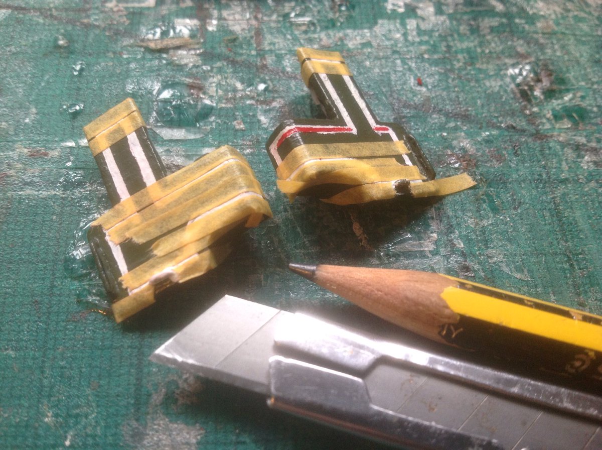RSJ_Visuals's tweet photo. Lining - Stage 2.

The people who simply use transfers are probably screaming at me right now! #modelrailway https://t.co/rzdiA6DWiW