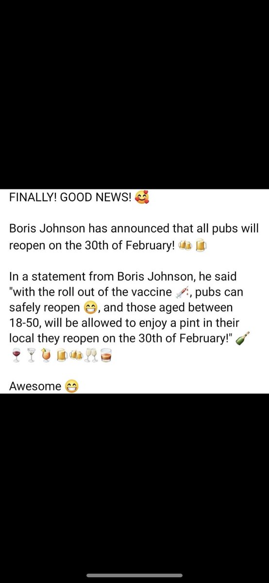AndrewGoldson1's tweet photo. Finally positive news https://t.co/0hoo7F2BSv