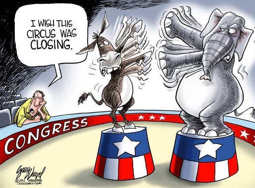 "Toxic tribes constantly squabble with each other & never agree on anything. A classic example is Democrats v Republicans. They’re constantly fighting w/ one another to the point where they accomplish nothing w/in the country..."