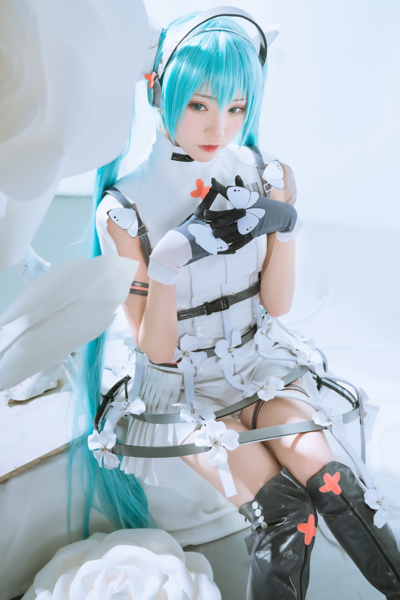 画像,#HatsuneMiku  #cosplay🌼╔            花と蝶                   ╝🦋coser:@kitaro_cos ph…