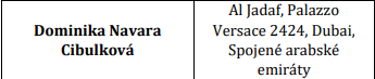 @ZustinovaB vakcína pre slovenských zdravotníkov a Dominika Cibulková s trvalým pobytom v dubajskom paláci (kvôli daniam a zdravotným odvodom): Al Jadaf, Palazzo Versace, 2424 Dubai, Spojené arabské emiráty https://t.co/0DBVBbVWNq
