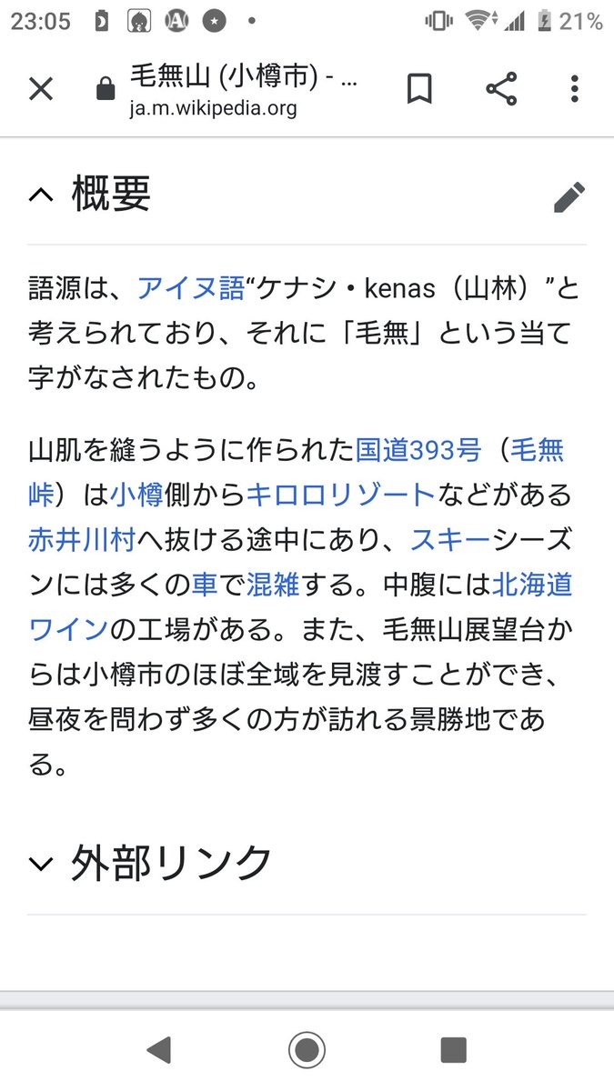 コズミックライダー ちなみに毛無山という真反対の山もある