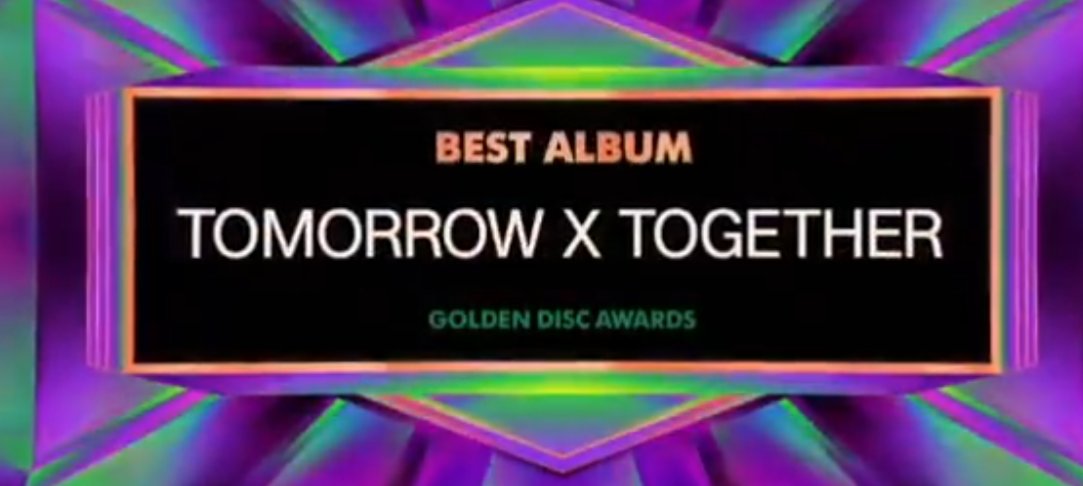 Fandeyoshi1's tweet photo. Congratulations TXT for the best album award !!!! 
 #TXT1stBonsang #TXTxBC
#TXT  well deserved !!! https://t.co/l1BcT0hUuE