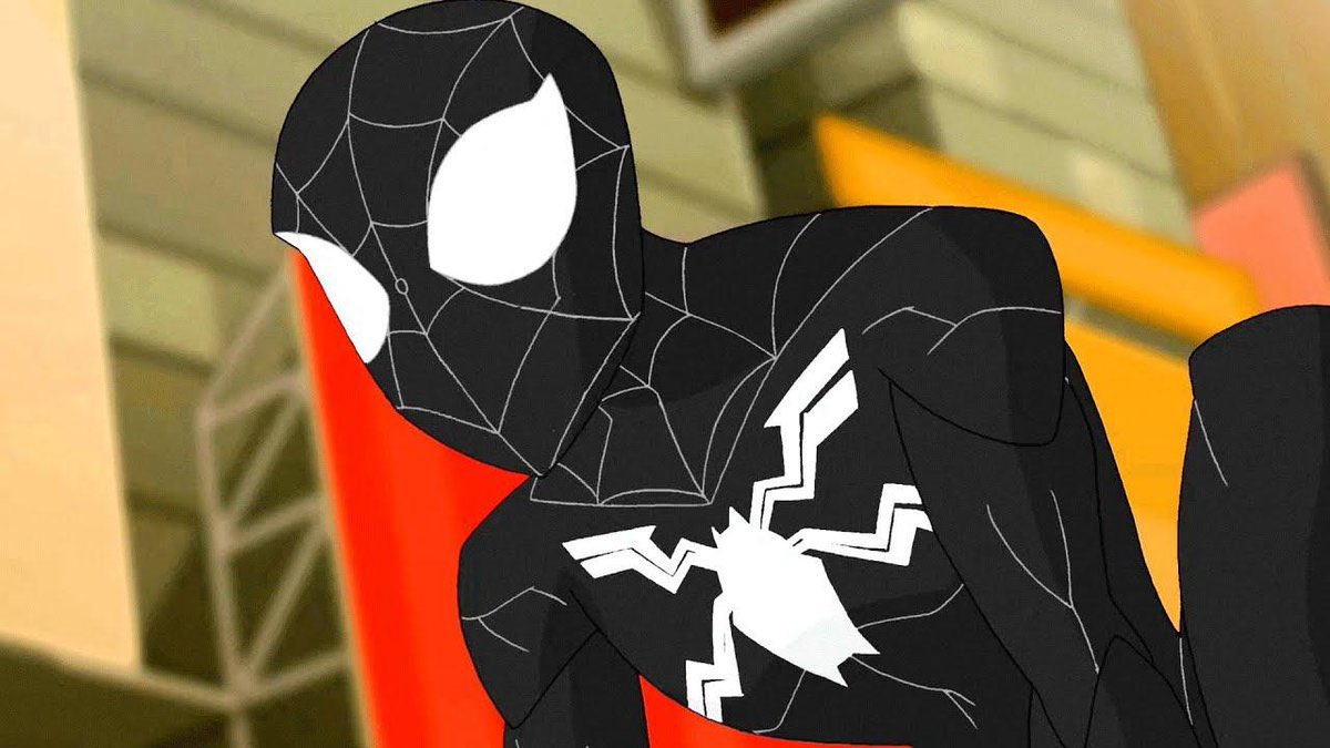 EARTH_26496's tweet photo. Can the symbiote suits get 100 RTs?
#SaveSpectacularSpiderMan https://t.co/T0N0GHytXG