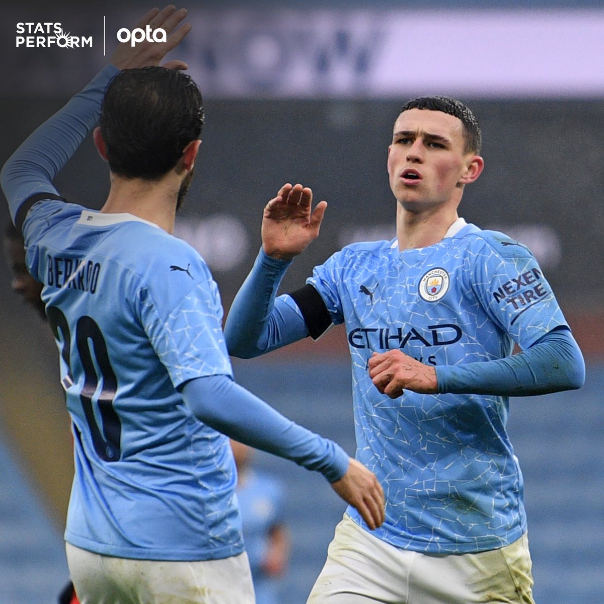 12 - Phil Foden has been directly involved in 12 goals in all competitions this season (7 goals &amp; 5 assists), the most of any U21 player for Premier League sides. Star.