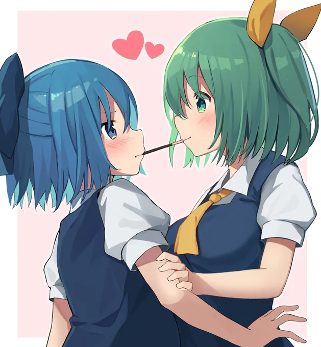 大チルのポッキーゲーム #東方 #東方Project #大ちゃん #チルノ #ポッキーの日 https://t.co/OWgGy32eix 