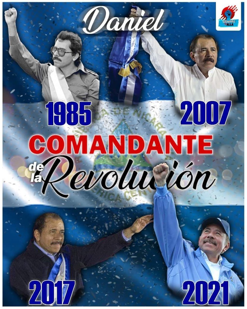 #10Enero | El único presidente que ha estado con el pueblo, Comandante Daniel gracias por tanto amor a nuestra patria bendita y siempre libre #2021EsperanzasVictoriosas 
#SeguimosCambiandoNicaragua