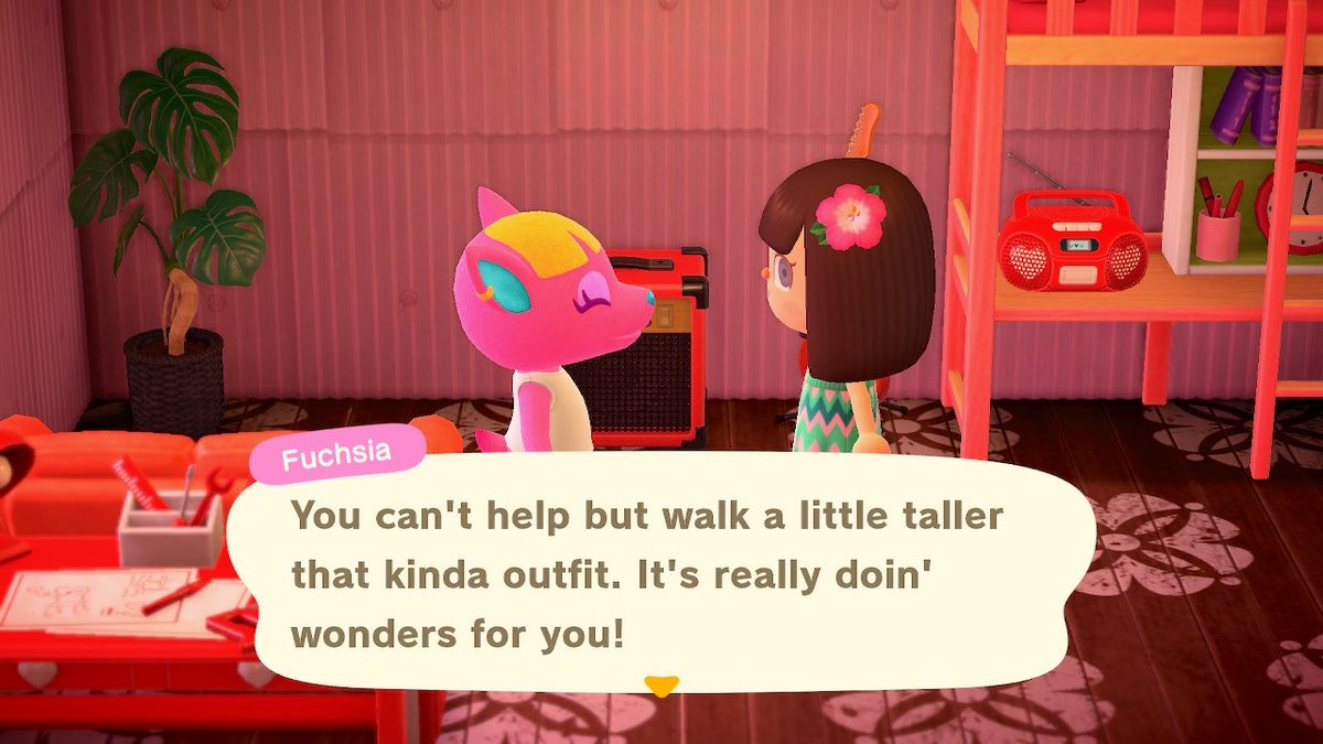 AcnhSue's tweet photo. @AcnhInge So does Fuchsia 😂 https://t.co/QpuTUzbtx9