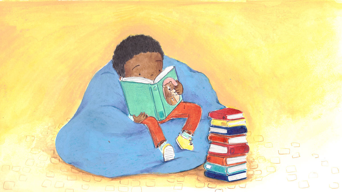 Booktrust's tweet photo. It's a Sunday... in January... in a pandemic... yep, we think now's the time for a bit of comfort reading! We love these recommendations of perfect stories to snuggle up with from readers - what would you choose? https://t.co/ABcGXzCCcH

Pic: Fiona Lumbers https://t.co/eNUKTNoR0M