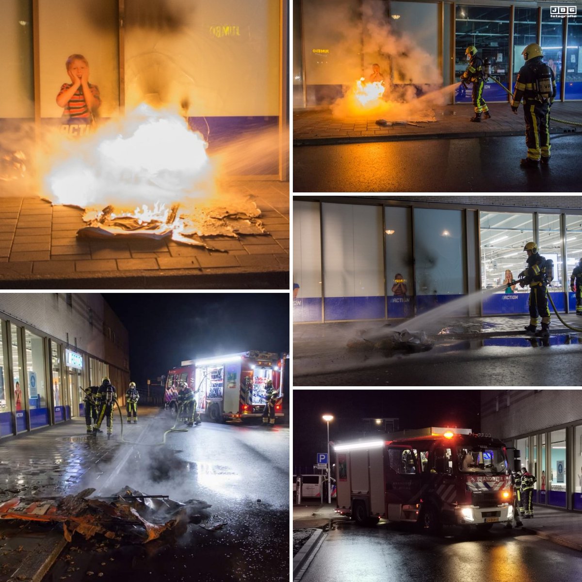 Melding brandweer Normandiaplein Sneek