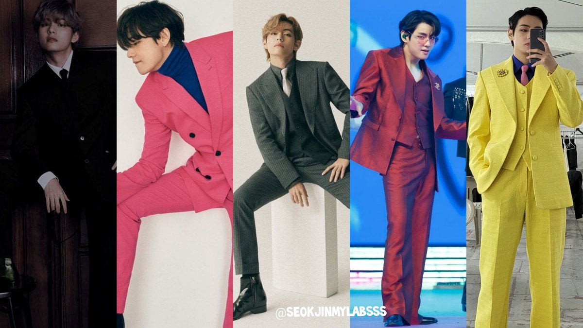 seokjinmylabsss's tweet photo. kim taehyung in matching suits hits differently 🔥 https://t.co/tu33S6cSnU