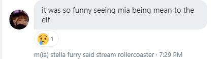 yrstruggles's tweet photo. here we have, not a struggle, but mia making sure we all understand the severity of her wrath: https://t.co/hcVhM806rQ