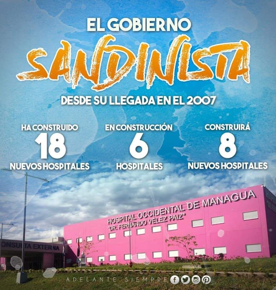 JuanaMatamoros2's tweet photo. Seguimos cambiando Nicaragua, gracias a nuestro buen Gobierno, bajo la De de nuestro Cmdte Daniel Ortega y la Cra Rosario Murillo.  Viva nuestro buen Gobierno. 
#TodoporAmor. https://t.co/RpMiTpcjI3