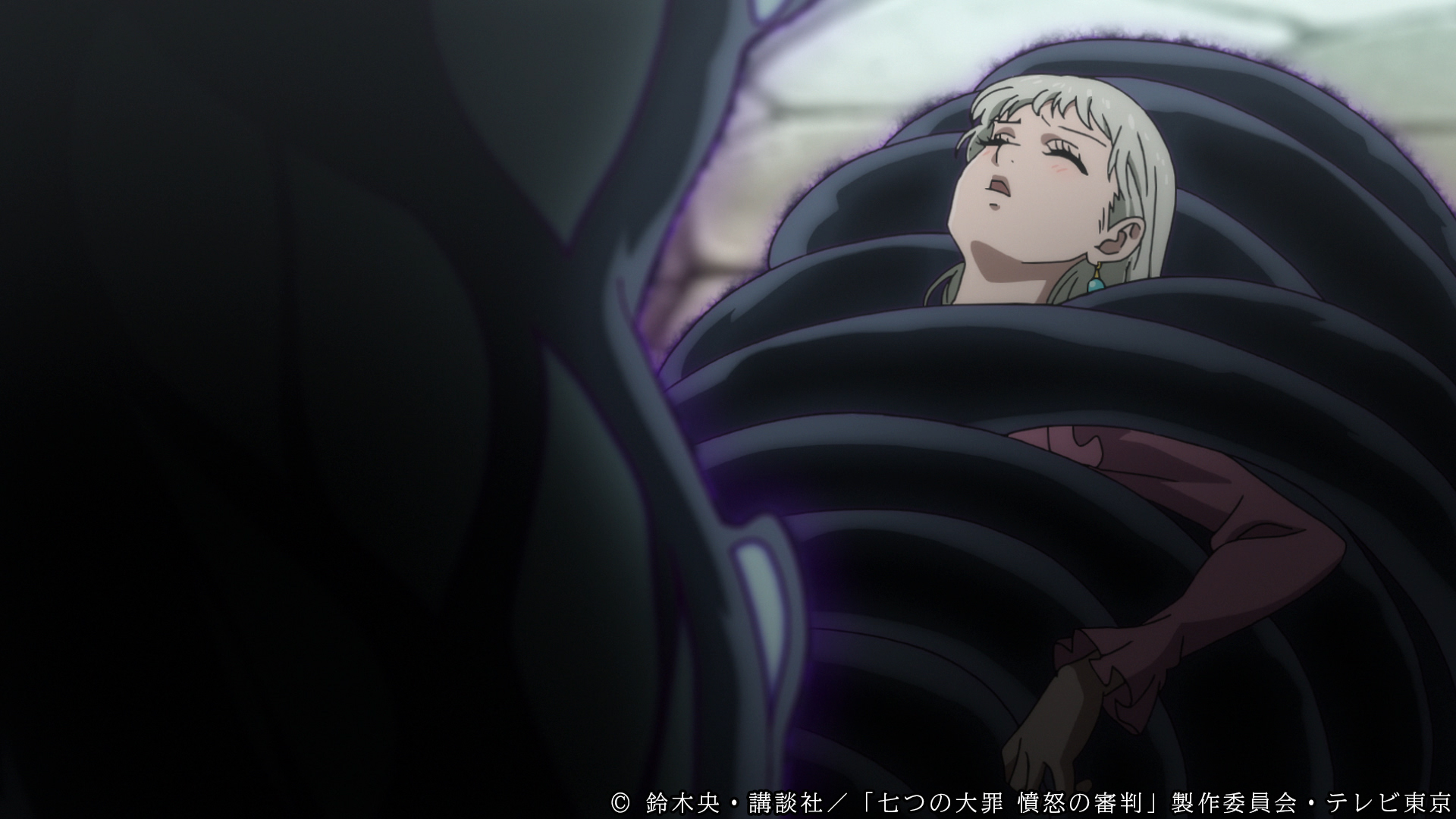 Tvアニメ 劇場版 七つの大罪 على تويتر 第1話あらすじ公開 メリオダスを探して 何百年も煉獄をさまようバン 一方現実世界では 3つの戒禁を取り込み暴走したエスタロッサがエリザベスを連れ去ってしまい 全文は 七つの大罪 Hp