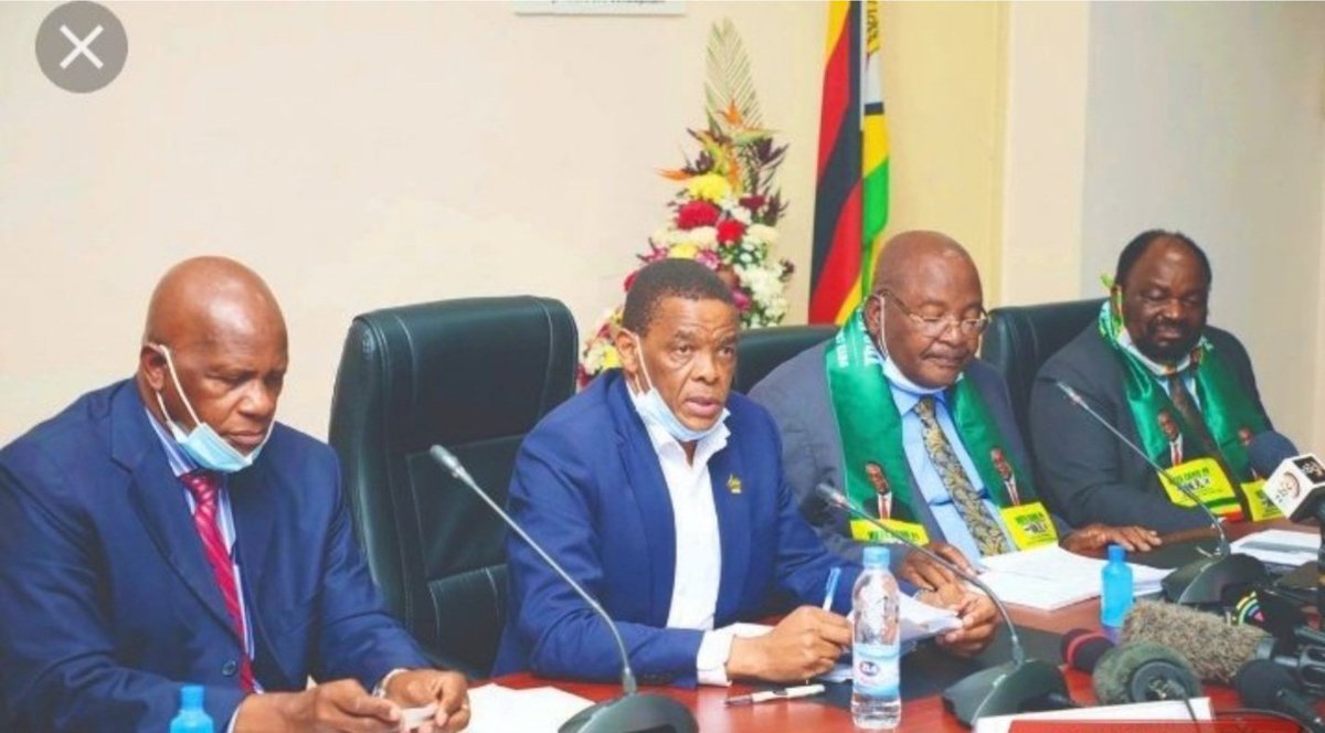 NewsHawksLive's tweet photo. A Zimbabwean senior ruling Zanu PF official has told The NewsHawks that when South Africa's governing ANC leaders visited Harare in Sept 2020 to discuss the Zim crisis, one of them intimated that they want to oust President Cyril Ramaphosa, hence talks were not a priority at all. https://t.co/m1xm15BjWr