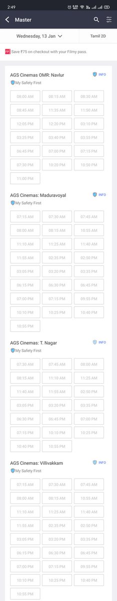 MotivationalFan's tweet photo. .
#Master
House full shows thread👇😎🔥
All shows housefull
Day1 #HouseFullMaster
🔥#AGS
🔥#Mayajal
🔥BgPrimalam
🔥Devi
🔥Udhayam
🔥Vidya
🔥Vettri
#MasterFilm #MasterPongal
@actorvijay 😎🔥
#MasterFDFS #MasterHousefull 🔥
#MasterRecords
(1/n)
@VijayFansTrends @Iamjack_son https://t.co/ccJ2BhmQVn