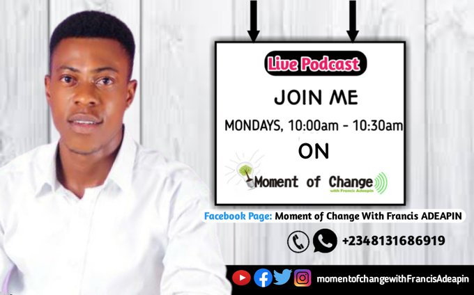 Turn your Obstacles to your Advantage - Francis ADEAPIN [Moment of Change Episode 19]