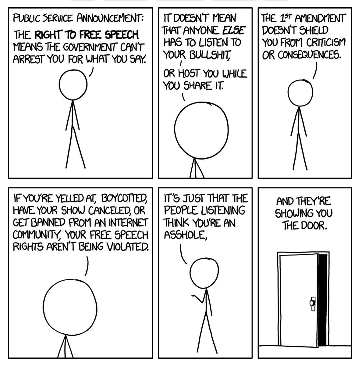 We seem to be getting more Americanised in the UK. First all this anti mask, freedom of the land and anti state rubbish.Now free speech.Let’s be clear, we do not have the right to free speech in the UK! 1/5