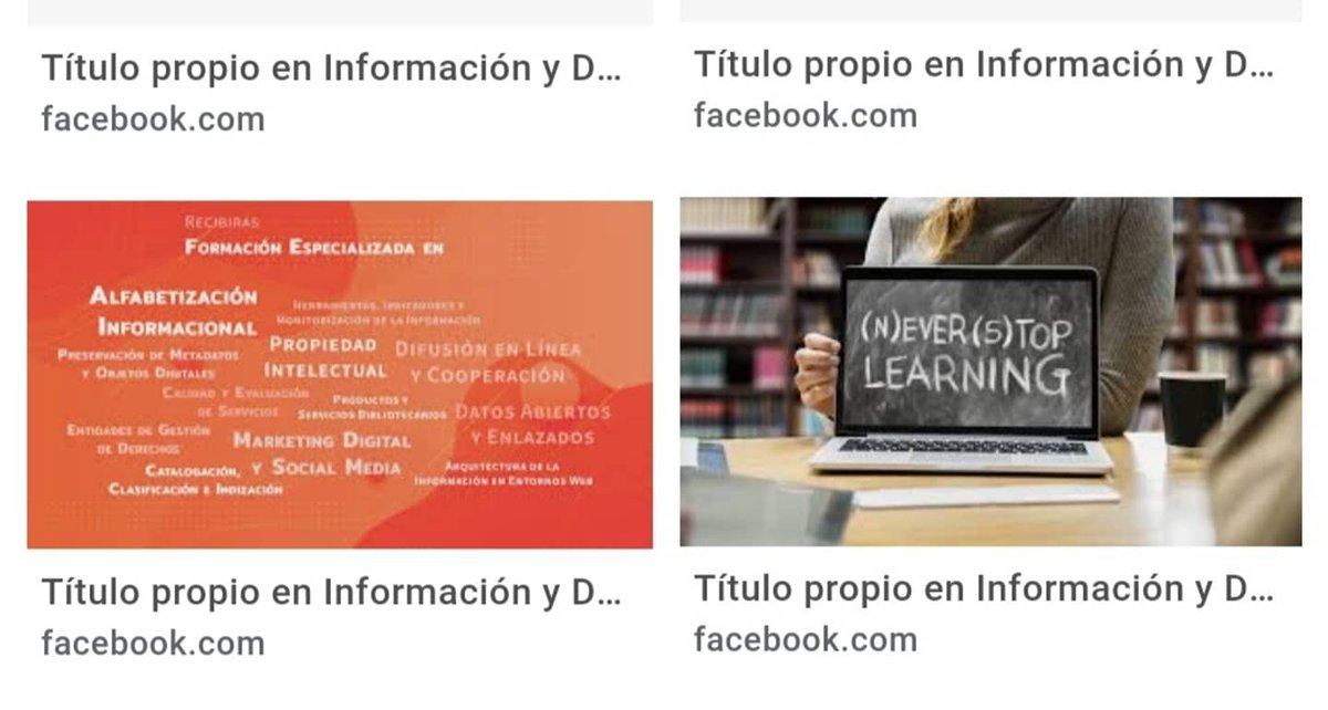 fcampal's tweet image. Mañana, con mi asignatura sobre formación en &quot;Competencias digitales&quot; retomamos las clases del título de Experto/a Universitario/a en Información y Documentación de la Universidad de Las Palmas de Gran Canaria. Entra y...
formacioninfodoc.ulpgc.es #InfoDocULPGC #digcomp #ALFIN #AMI