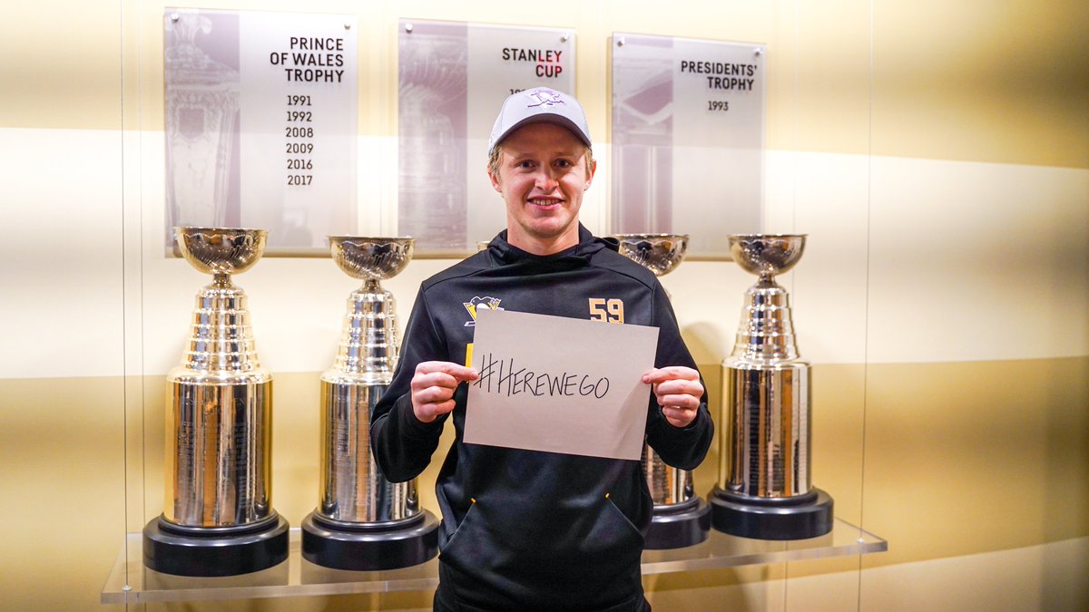 penguins's tweet photo. When you play Pittsburgh, you play the whole city.

#HereWeGo https://t.co/pLwtk8MVSI