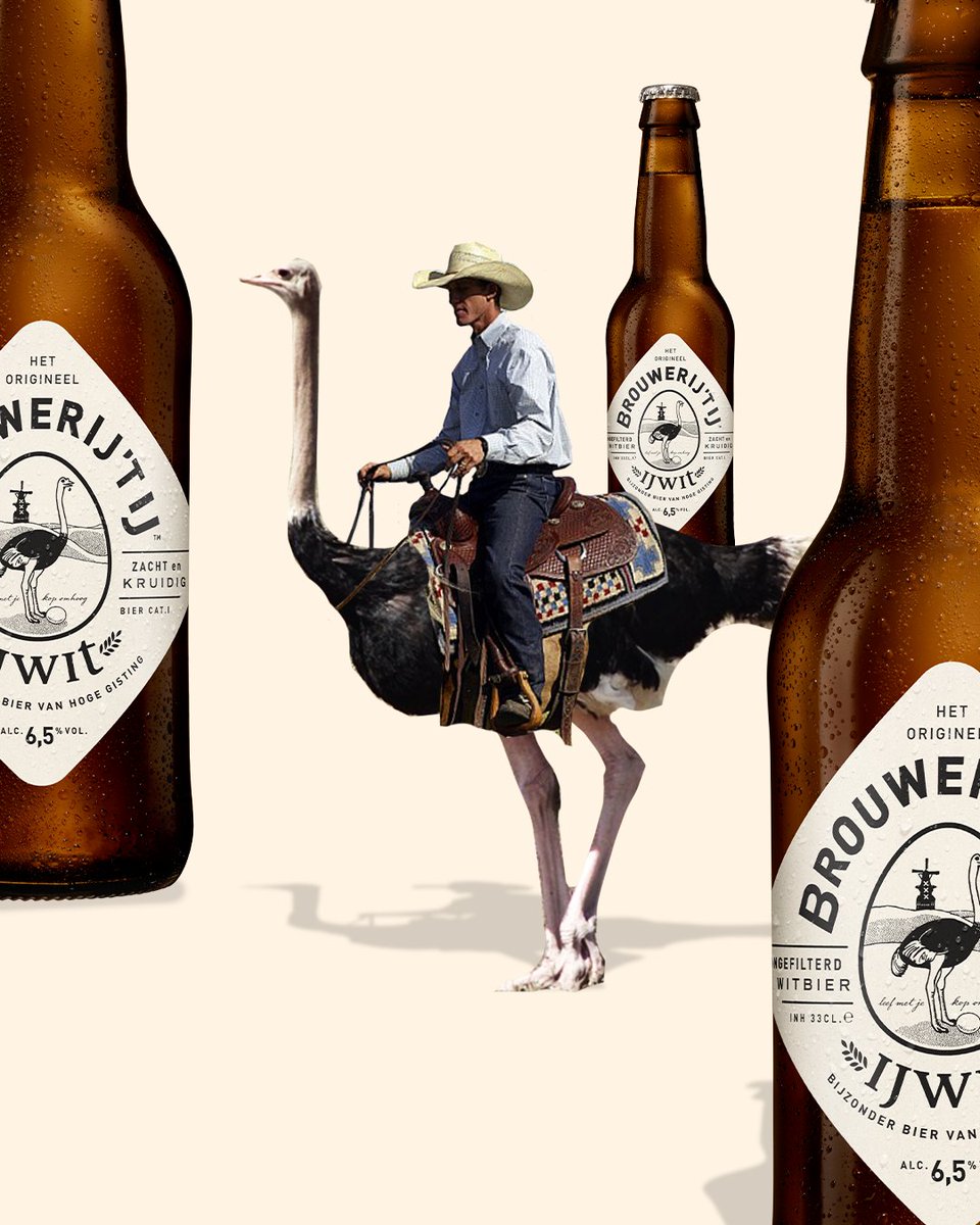 BrouwerijtIJ's tweet photo. βn Easy rider. Lekker slalommen #ijwit #brouwerijtij #leefmetjekopomhoog https://t.co/c8A1LbmzDA