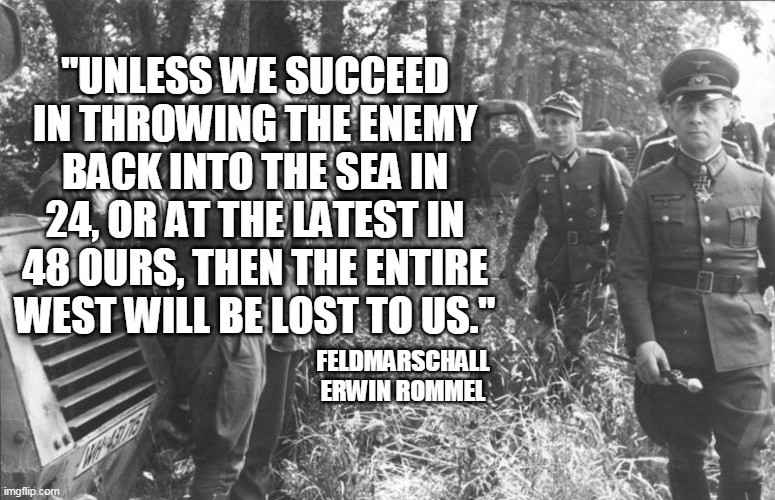 That said... there was an air of pessimism from the top level down, as Rommel warned Wolfgang Pickert back on 6 June.This got worse over time, esp with OKW's meddling, Hitler's grand plans and Jodl & Keitel's backbiting. /8