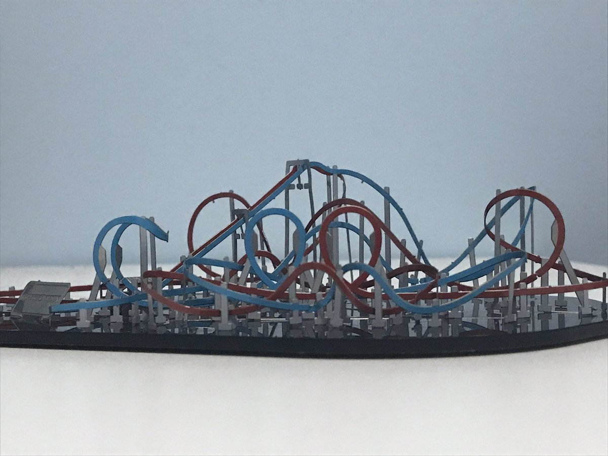 ParkTwister's tweet photo. Here’s the finished product! Looks good. 🎢 #Nanocoaster https://t.co/SV5s4ZlPm5