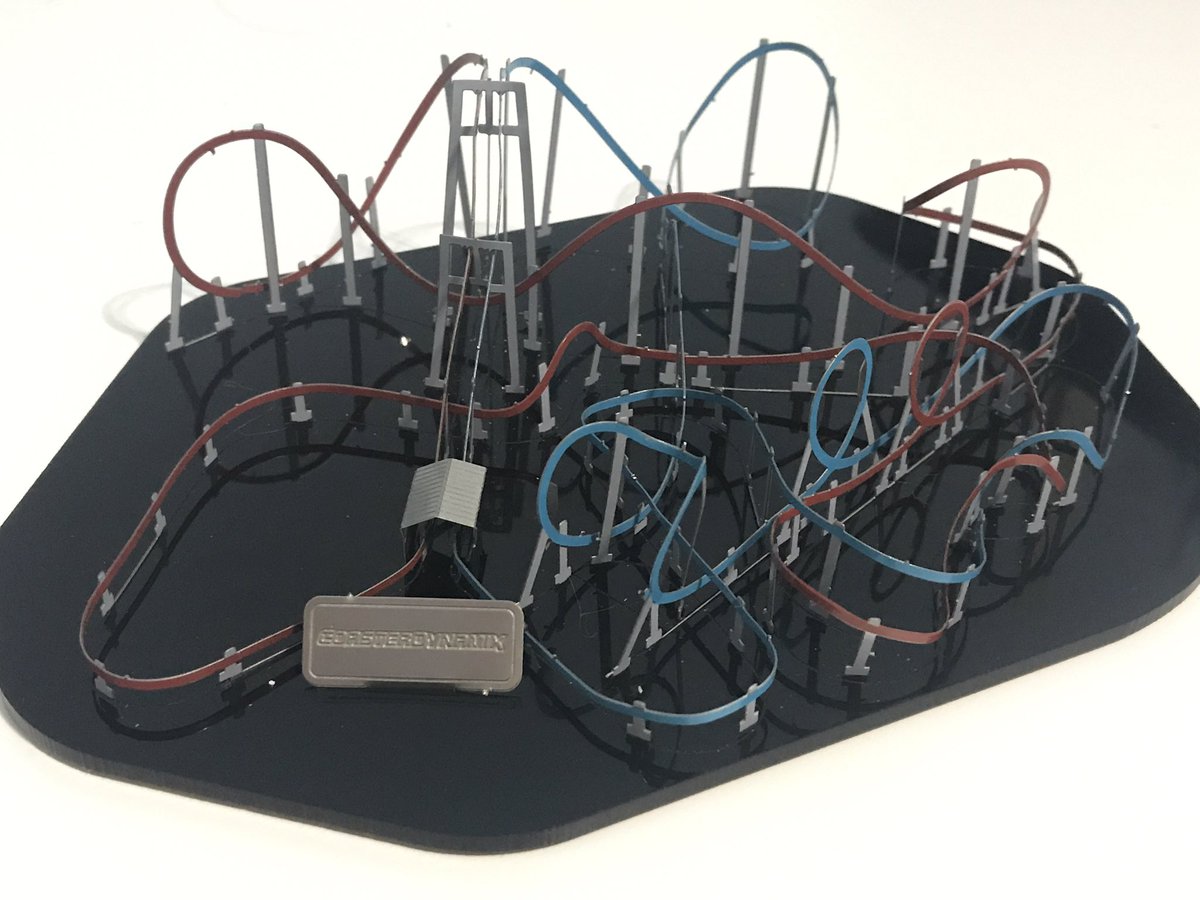 ParkTwister's tweet photo. Here’s the finished product! Looks good. 🎢 #Nanocoaster https://t.co/SV5s4ZlPm5