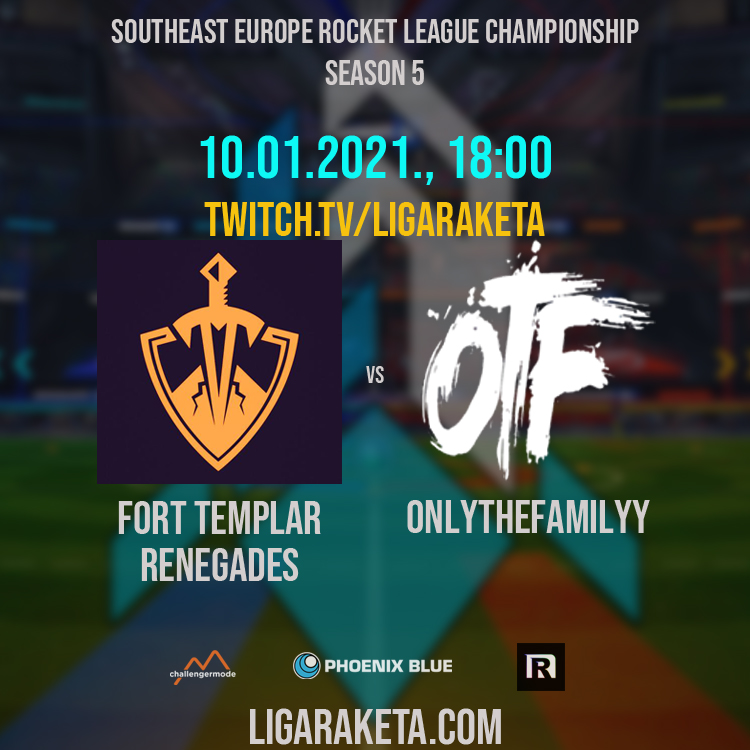 ligaraketa's tweet photo. OnlyTheFamilyy are going to have to fight hard if they want to get @FortTemplar Renegades' spot in the top 4.

@pahsihasi's ZZZ eSports will face @teamvenomgr Bread esports, fighting for second place

Tune in at 6pm CET https://t.co/pJ3omqxdBR

#SERLC #RocketLeague https://t.co/weDUZs5LyD